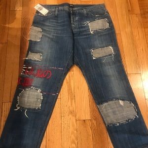 D&G Dolce & Gabbana Distressed Unisex Jeans